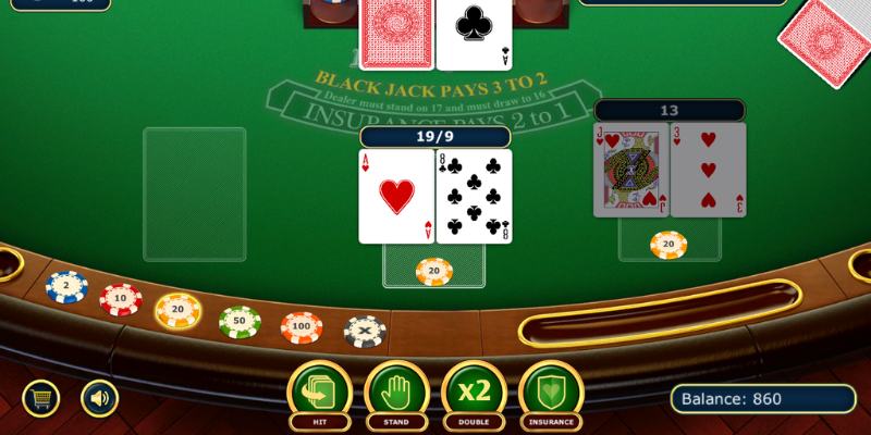 Các giai đoạn cơ bản trong ván game Blackjack Sunwin